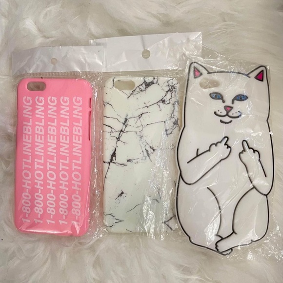 Brand New iPhone 6s phone case (cat, ripndip, marble, drake hot line bling) - Picture 1 of 1